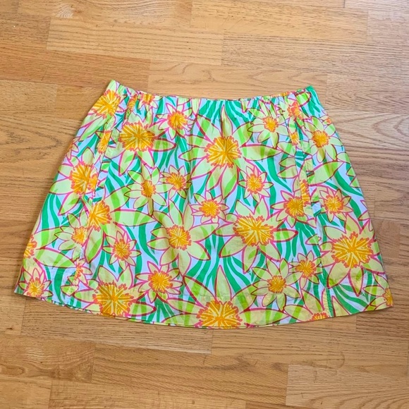 LILLY PULITZER DAFFODIL PRINT SKIRT SIZE SMALL - Picture 1 of 5